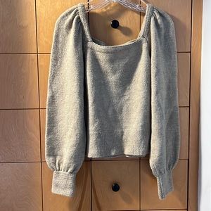 Anthropologie Puff Sleeve Sweater